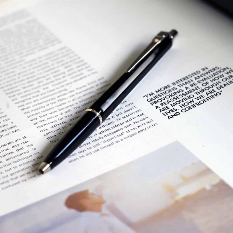 Ballograf 瑞典笔 Epoca P 墨黑 10323 原子笔 瑞典原装 - 圆珠笔/中性笔 - 塑料 黑色