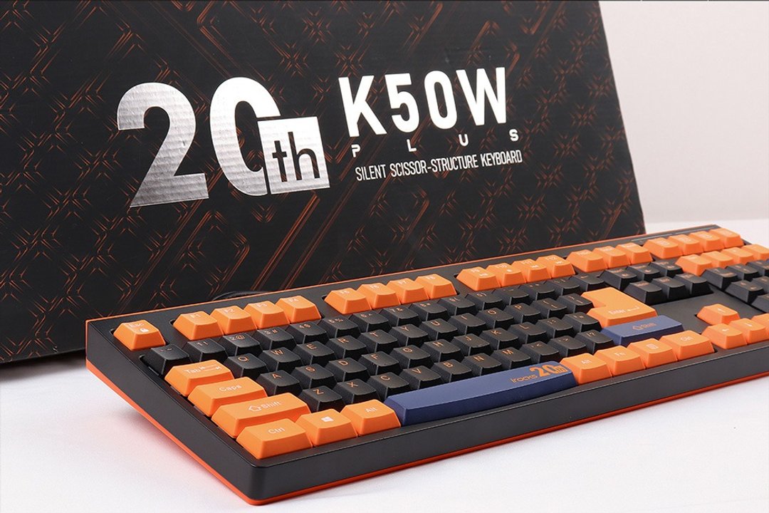 irocks K50W Plus 高行程剪刀脚键盘 20周年纪念版 中文版 - 电脑配件 - 其他材质 