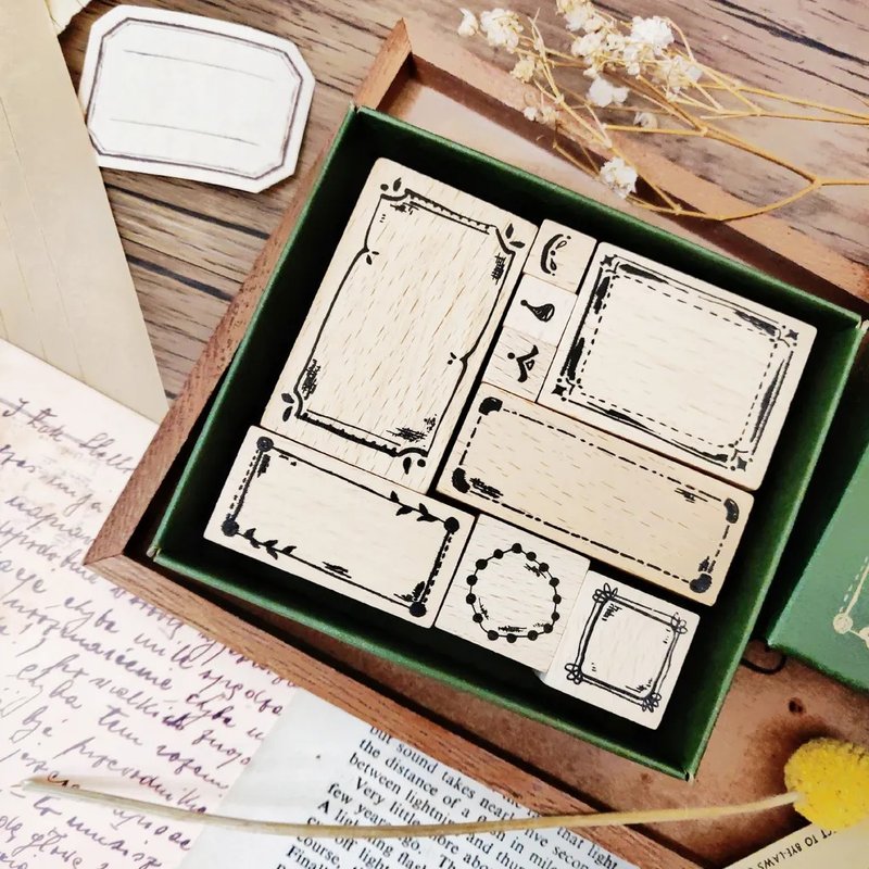 着迷边框 印章组· 小鹿工作室 - 印章/印台 - 木头 