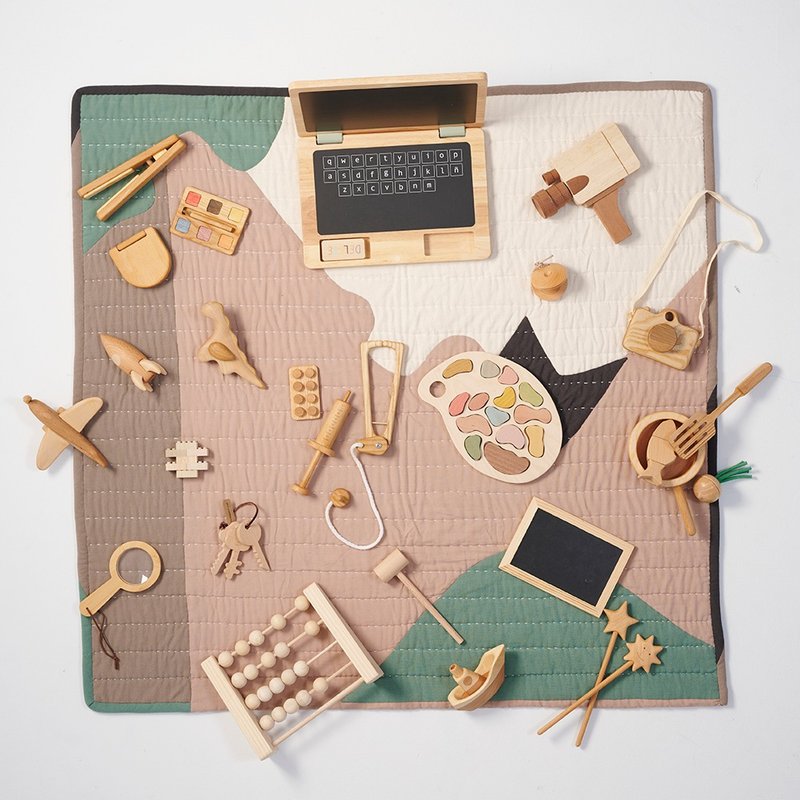 小青山来自大地的祝福抓周组 租借组合【请站内消息询问预约日期 - 木工/竹艺 - 其他材质 