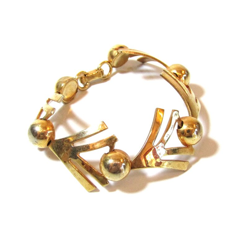 1960年代 复古金色 设计 手链 - 手链/手环 - 其他材质 金色