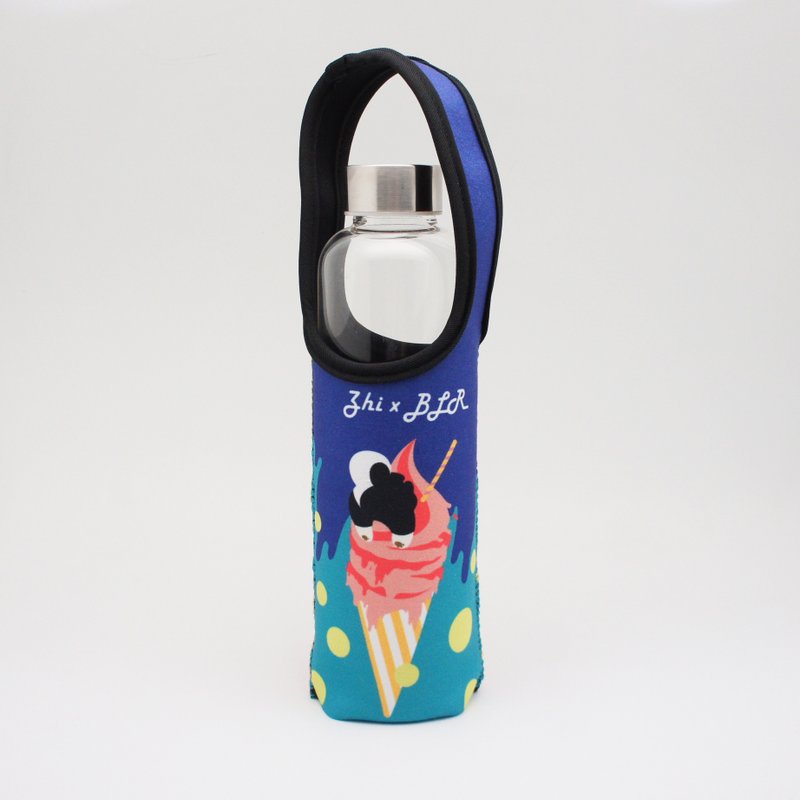 BLR 可提式 保温瓶套 Zhi 联名款 双色 甜筒 TC03 水壶套 - 随行杯提袋/水壶袋 - 其他材质 紫色