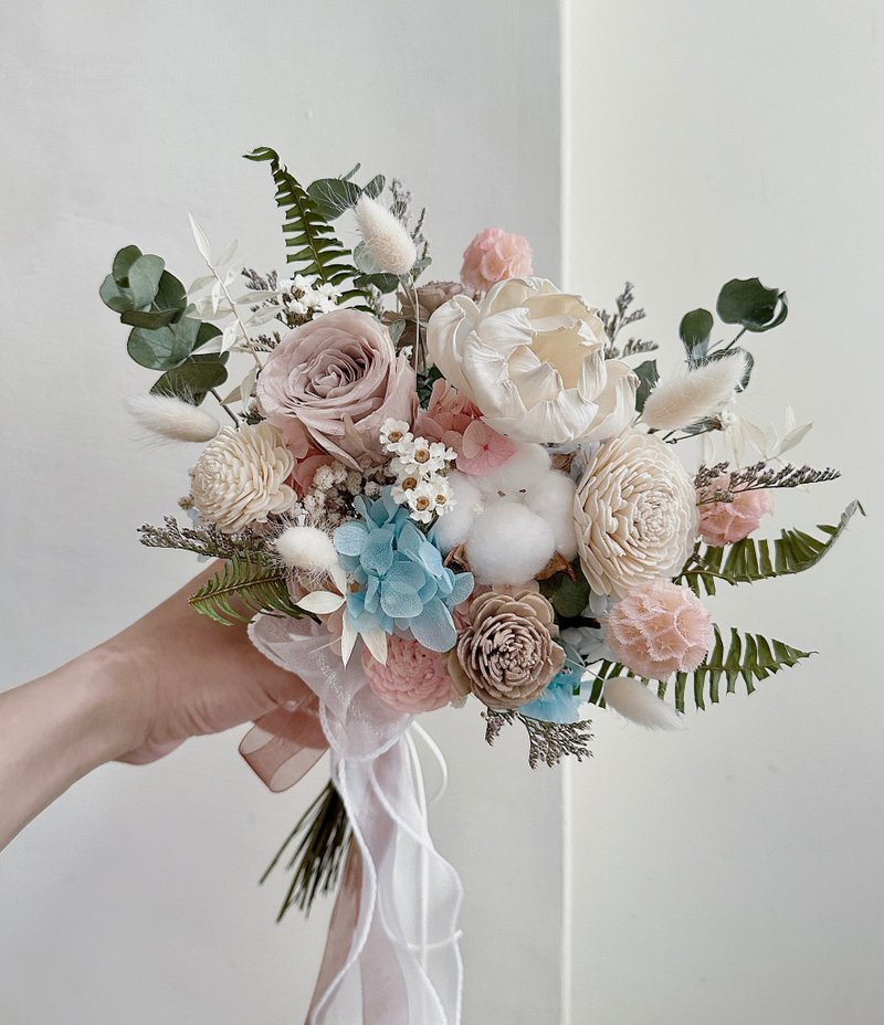 干燥小捧花 证婚捧花 登记捧花 伴娘捧花 干燥花 永生花 - 干燥花/捧花 - 植物．花 