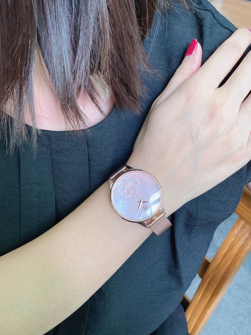 BeneBello  万花筒系列_玫瑰金. 加码(送皮带) - 女表 - 不锈钢 