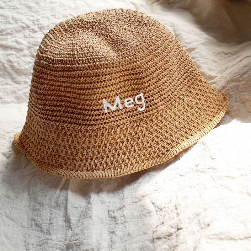 【Q-cute】帽子系列-编织帽-定制英文字(7字母以下) - 帽子 - 聚酯纤维 多色