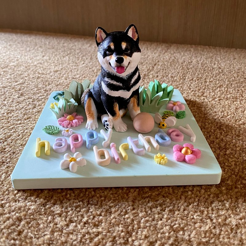 【生日主题企划】【礼物定制】狗狗生日派对扩香石摆饰 I 音乐盒 - 摆饰 - 其他材质 多色