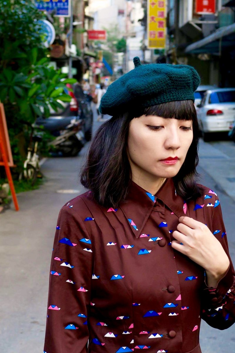 娜塔莉Natalie 手织贝蕾帽 chokdee-muakdeedee - 帽子 - 羊毛 多色