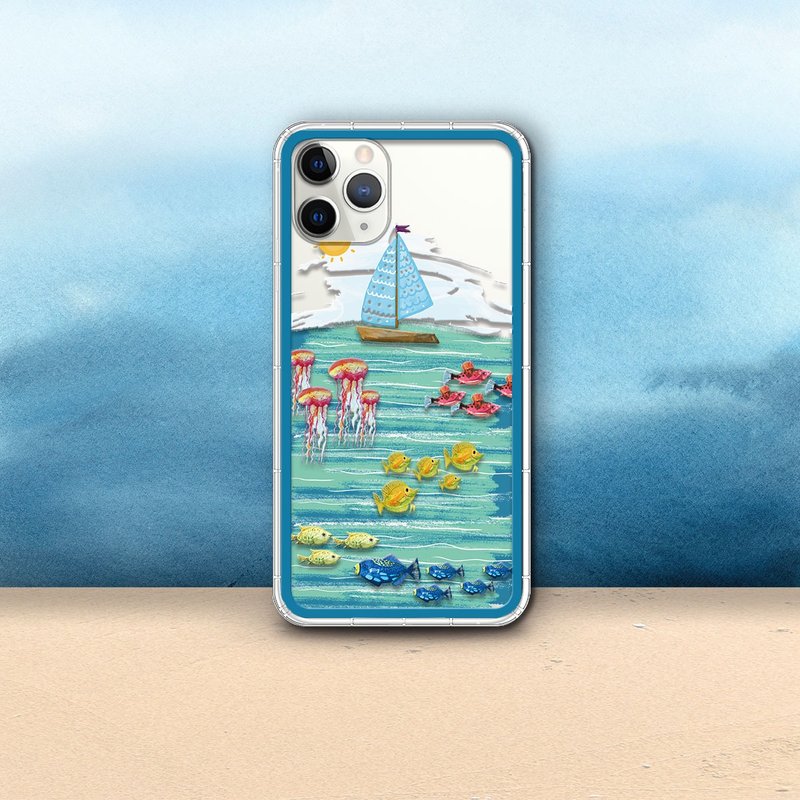 CreASEnse 立体浮雕空压壳防摔壳手机壳-支援各品牌全机种 - 手机壳/手机套 - 硅胶 多色