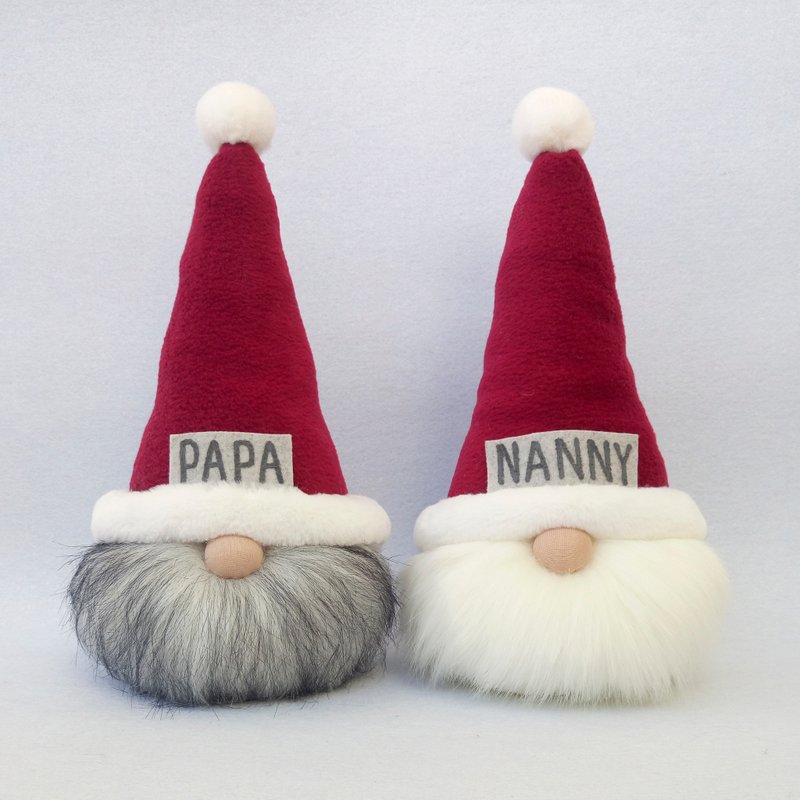 Custom Gnome Personalized Gift, Plush Gnome Gift for Mothers Day, Stuffed Gnome - 玩偶/公仔 - 其他材质 