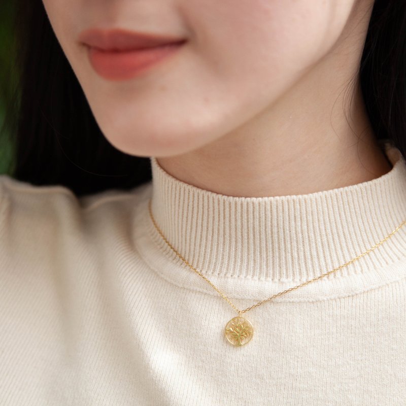 生命之树项链/纯银 受洗礼物 - 项链 - 纯银 