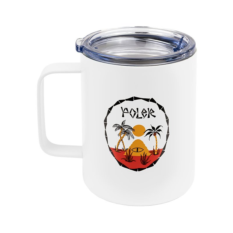 POLER INSULATED MUG 不锈钢马克保温杯(附盖) 白色 - 其他杯子 - 聚酯纤维 白色