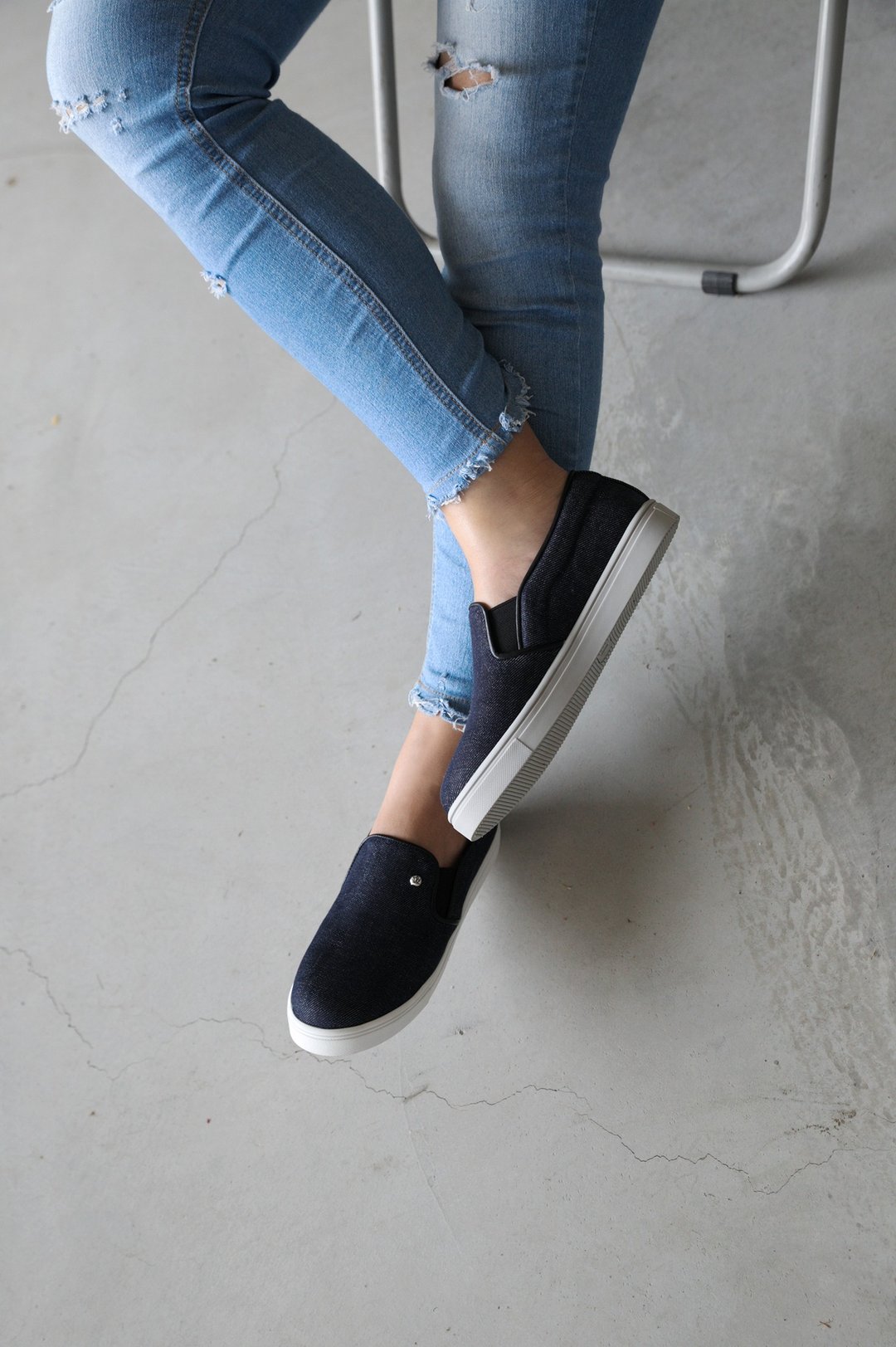KOJIMA SNKR  (儿岛丹宁) Sneaker | WL - 女款休闲鞋 - 棉 蓝色