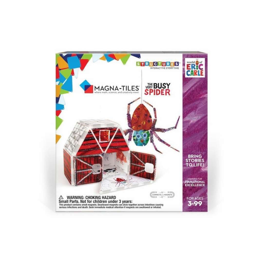 美国CreateOn 磁力片积木-好忙的蜘蛛 | Magna-Tiles | 3D立体 - 玩具/玩偶 - 塑料 红色