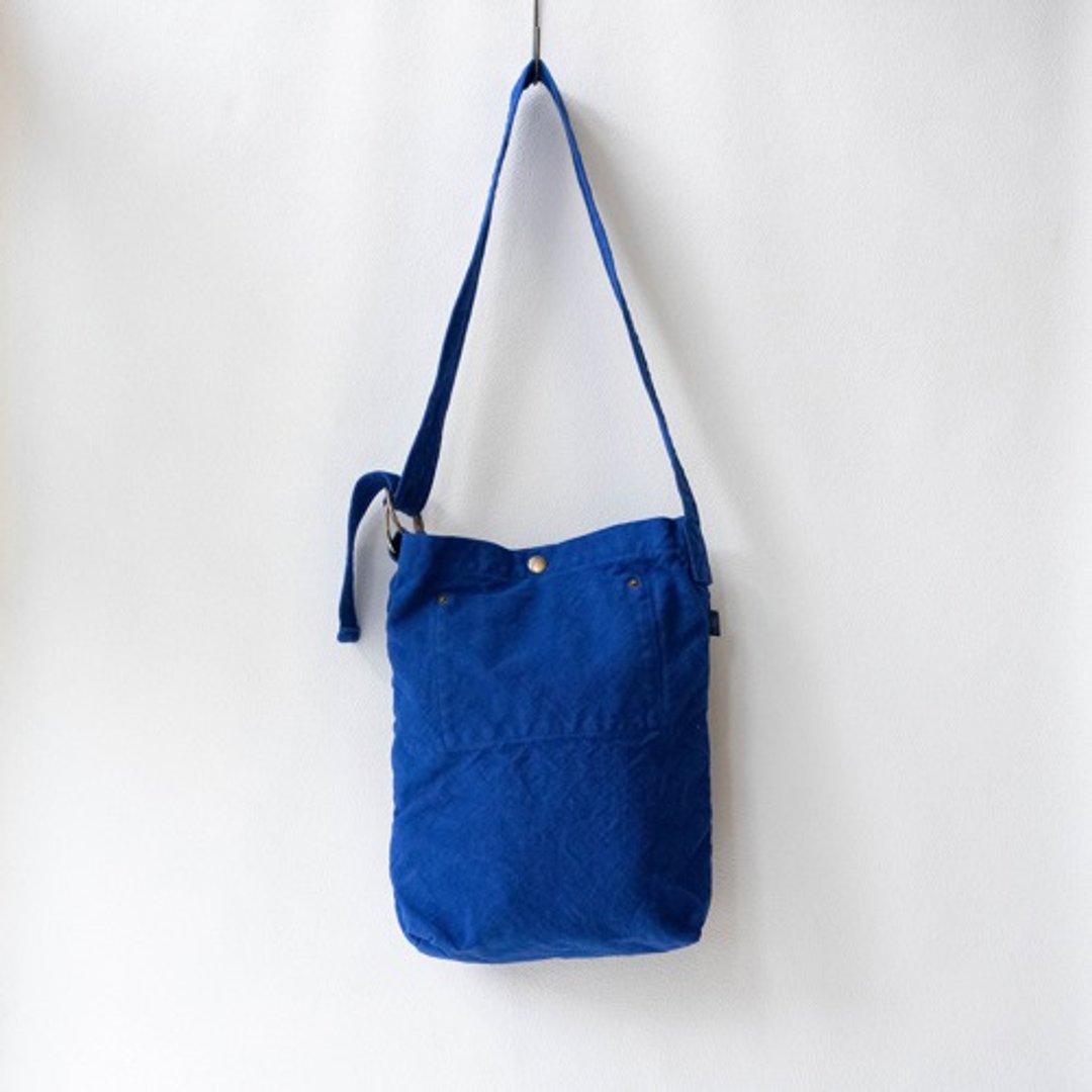 Double Ring Bag [Ruri] (VC-20) - 手提包/手提袋 - 棉 蓝色