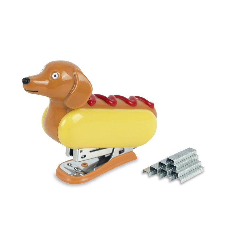 YOBRO Hotdog  热狗 腊肠狗 订书机 迷你文具 WSG2375 - 削笔器 - 塑料 橘色