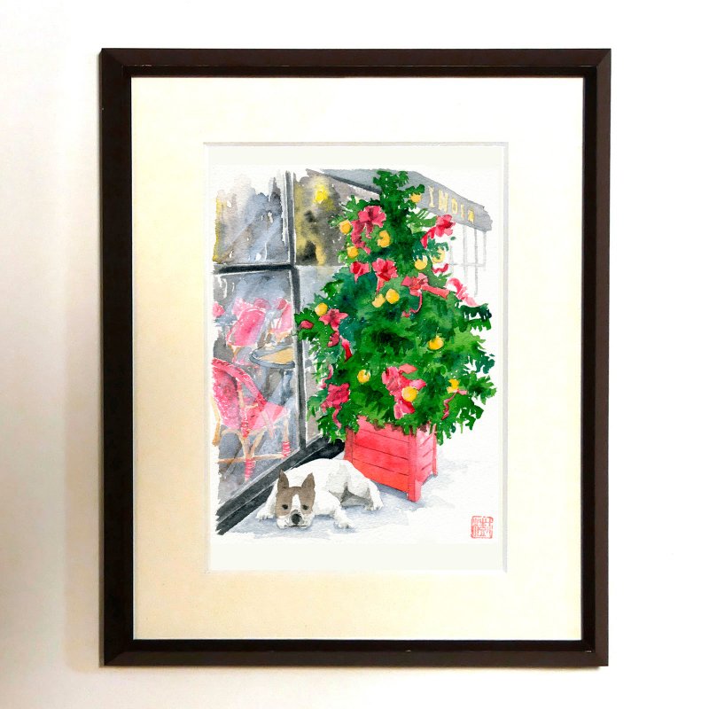 | Waiting for Noel | Watercolors/Reproductions/Framed Goods - 海报/装饰画/版画 - 纸 