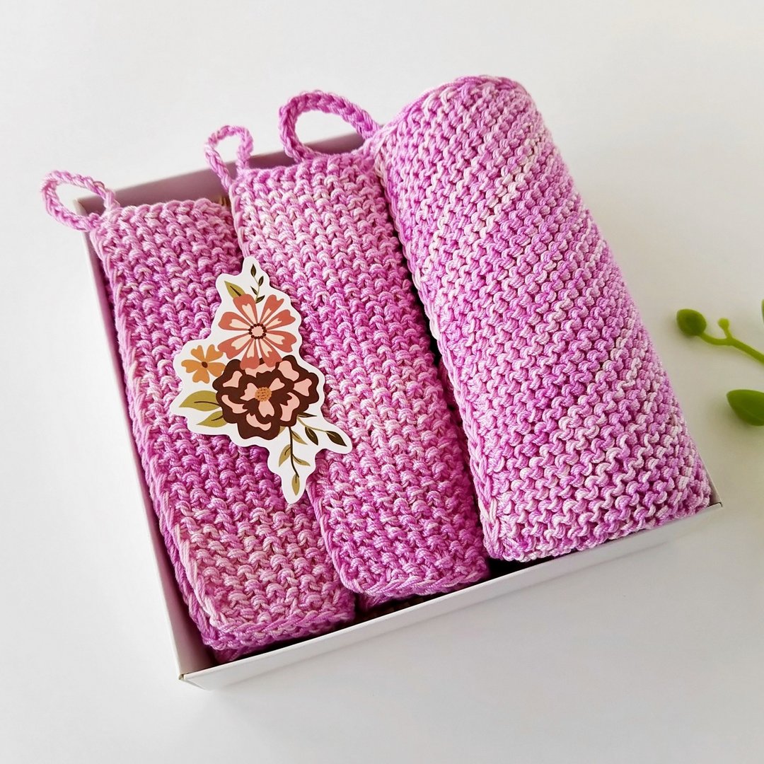 Kitchen gift ideas for wife, 洗碗布, 菜瓜布, 洗碗刷, Zero waste kitchen - 碗盘清洁 - 棉 粉红色