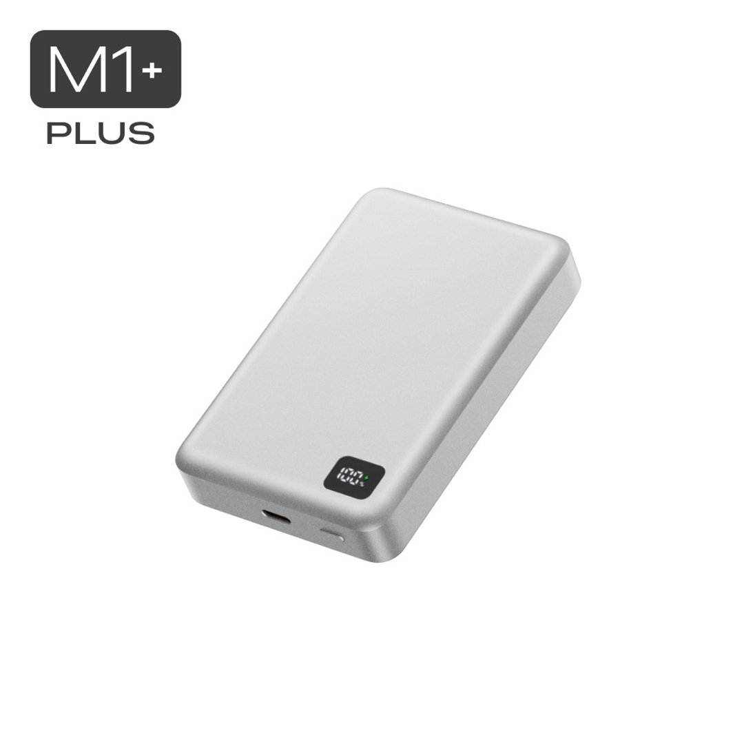 Unipapa 固态磁吸行动电源 M1+ 10000mAh - 充电宝/传输线 - 铝合金 银色