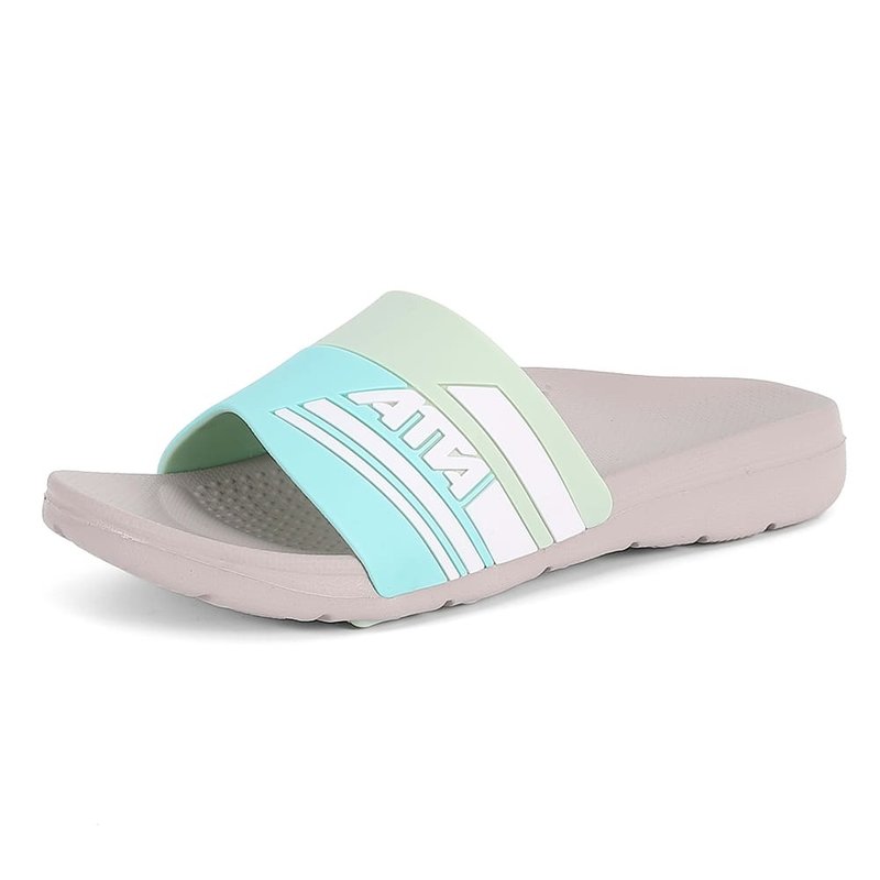 【ATTA】足压分散 流线均压拖鞋-水绿 - 拖鞋 - 塑料 