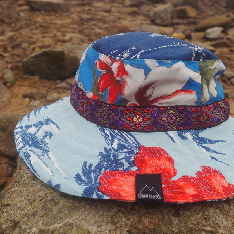 登山帽 Scrap Bucket Hat | 香港手造 - 帽子 - 聚酯纤维 