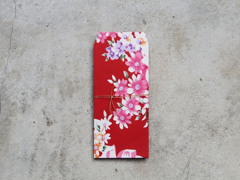 花布纸红包袋 / 红 - 红包/春联 - 纸 红色