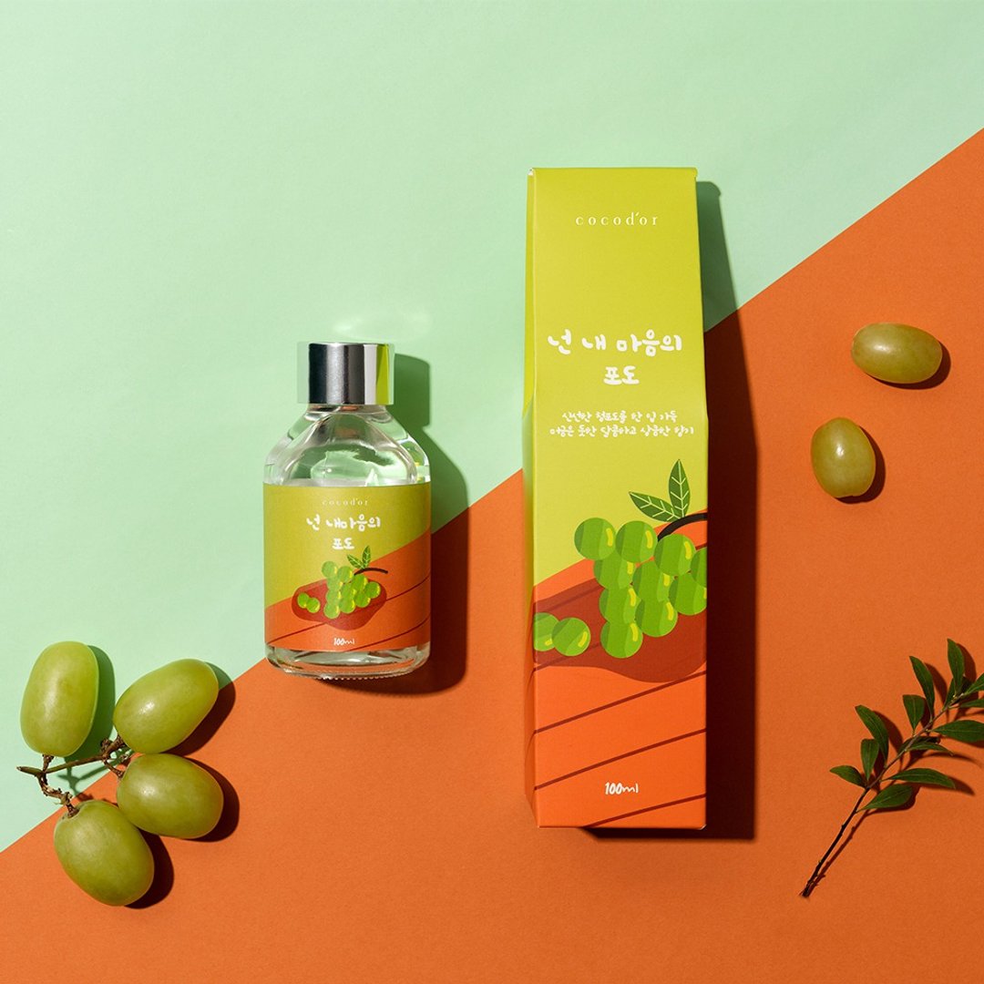 cocodor-果漾系列扩香瓶100ml - Grape 葡萄 - 香薰/精油/线香 - 玻璃 绿色