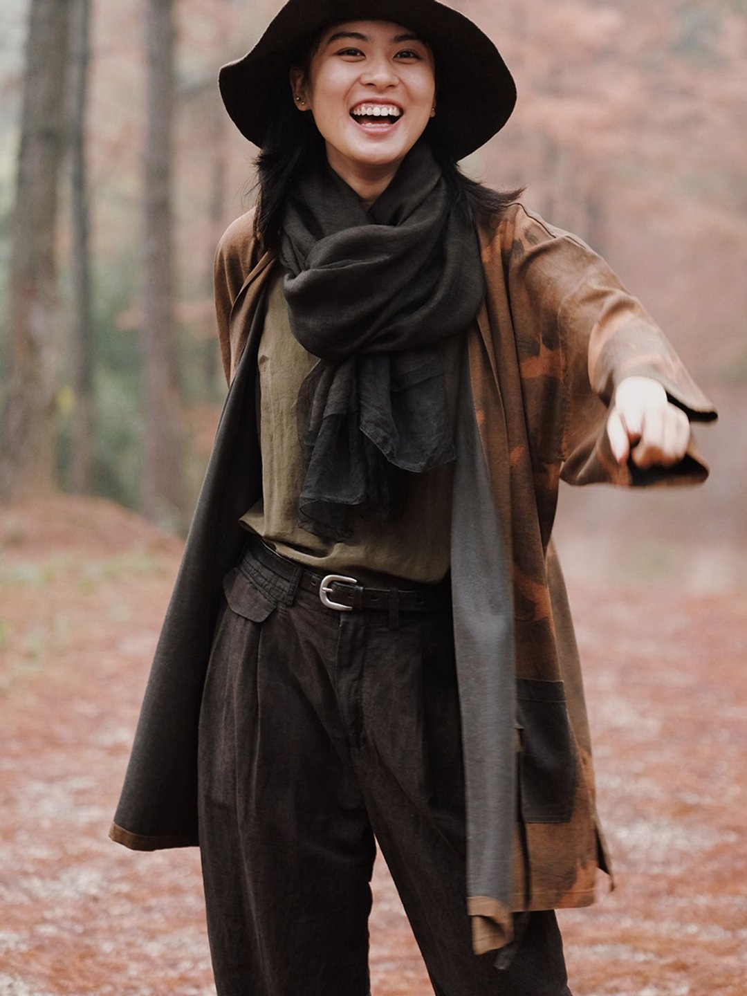 限量售完不補 秋葉黃 2色 真絲香雲紗傳統日式家居服系帶道袍 - 女装休闲/机能外套 - 丝．绢 黄色