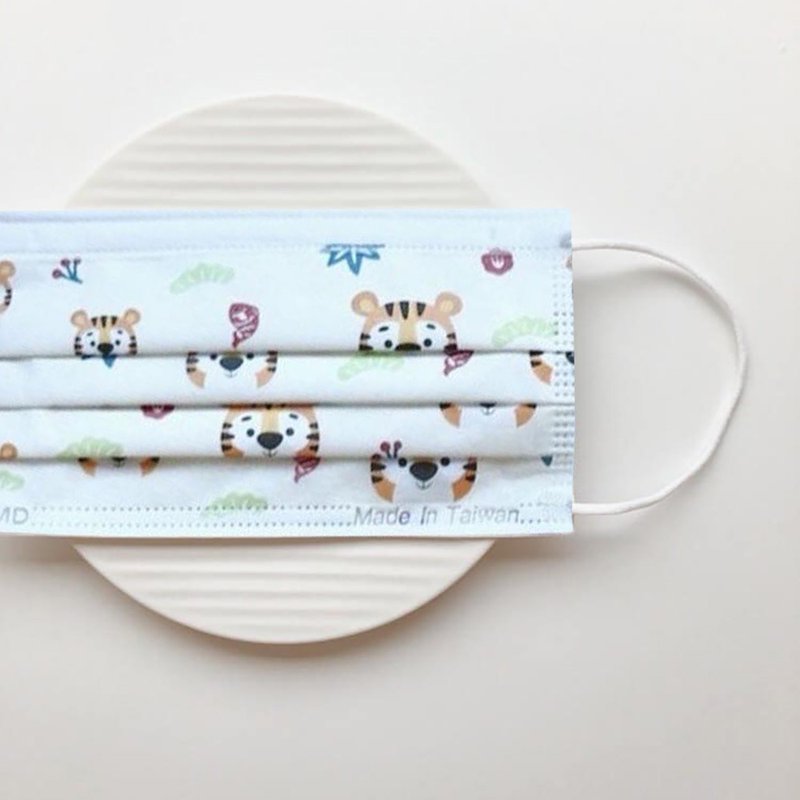 【无藏】小虎/成人医疗口罩/5入装/10入盒/50入盒装/双钢印 - 口罩 - 其他材质 黄色