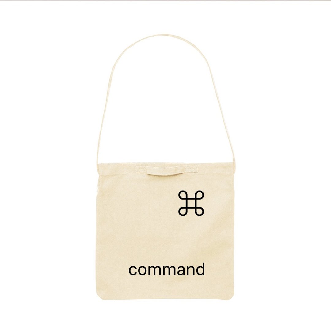 command 帆布袋 - 手提包/手提袋 - 棉 白色