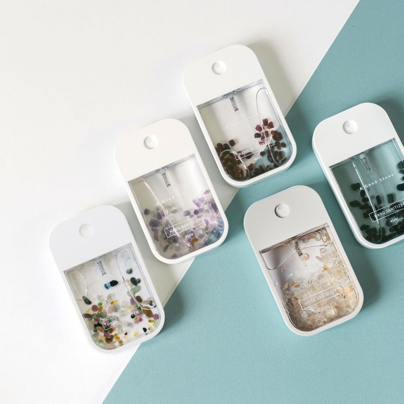 交换礼物 | 水晶干洗手45ml / 环保可重复填充/酒精 礼盒 - 收纳用品 - 水晶 多色