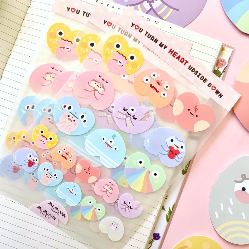 你改变了我的心... | 透明贴纸 - 贴纸 - 防水材质 多色