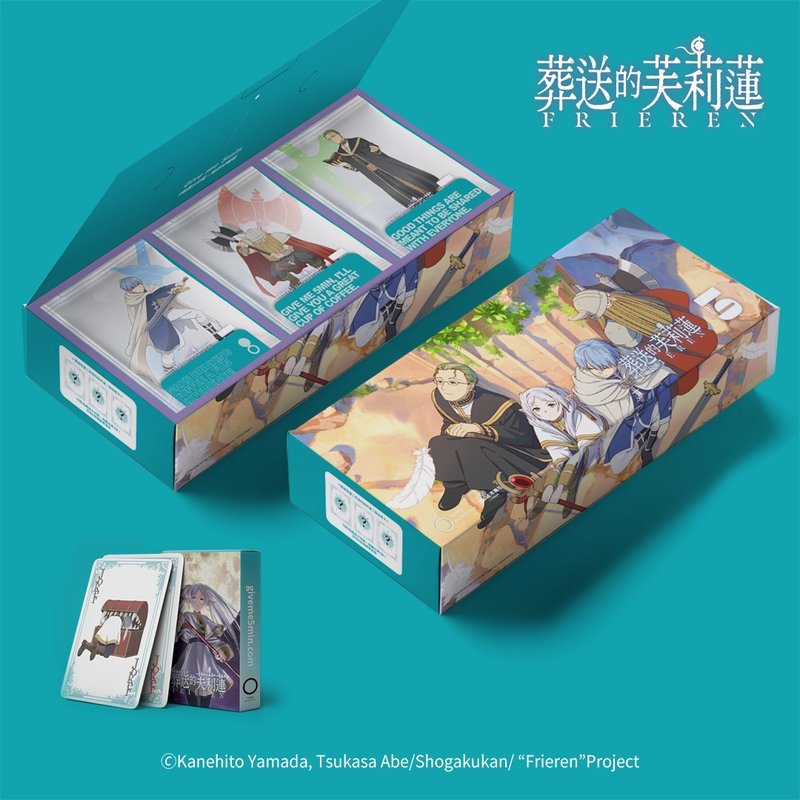 5min | 葬送的芙莉莲 勇者一行人12入精品咖啡礼盒魔法扑克牌组 - 咖啡 - 其他材质 