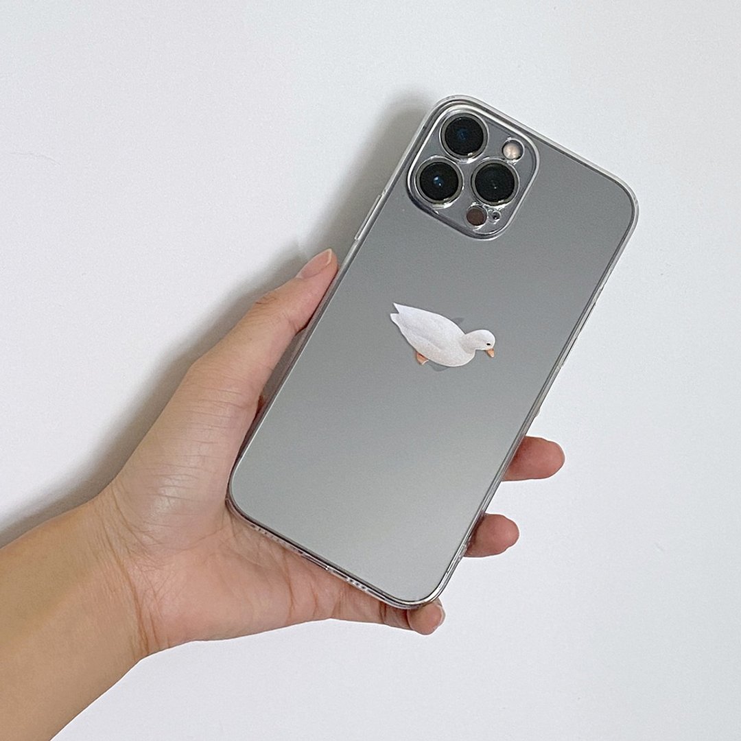 客制任意图案颜色iPhone16全包镜头软壳可爱透明手机壳 - 手机壳/手机套 - 其他材质 多色