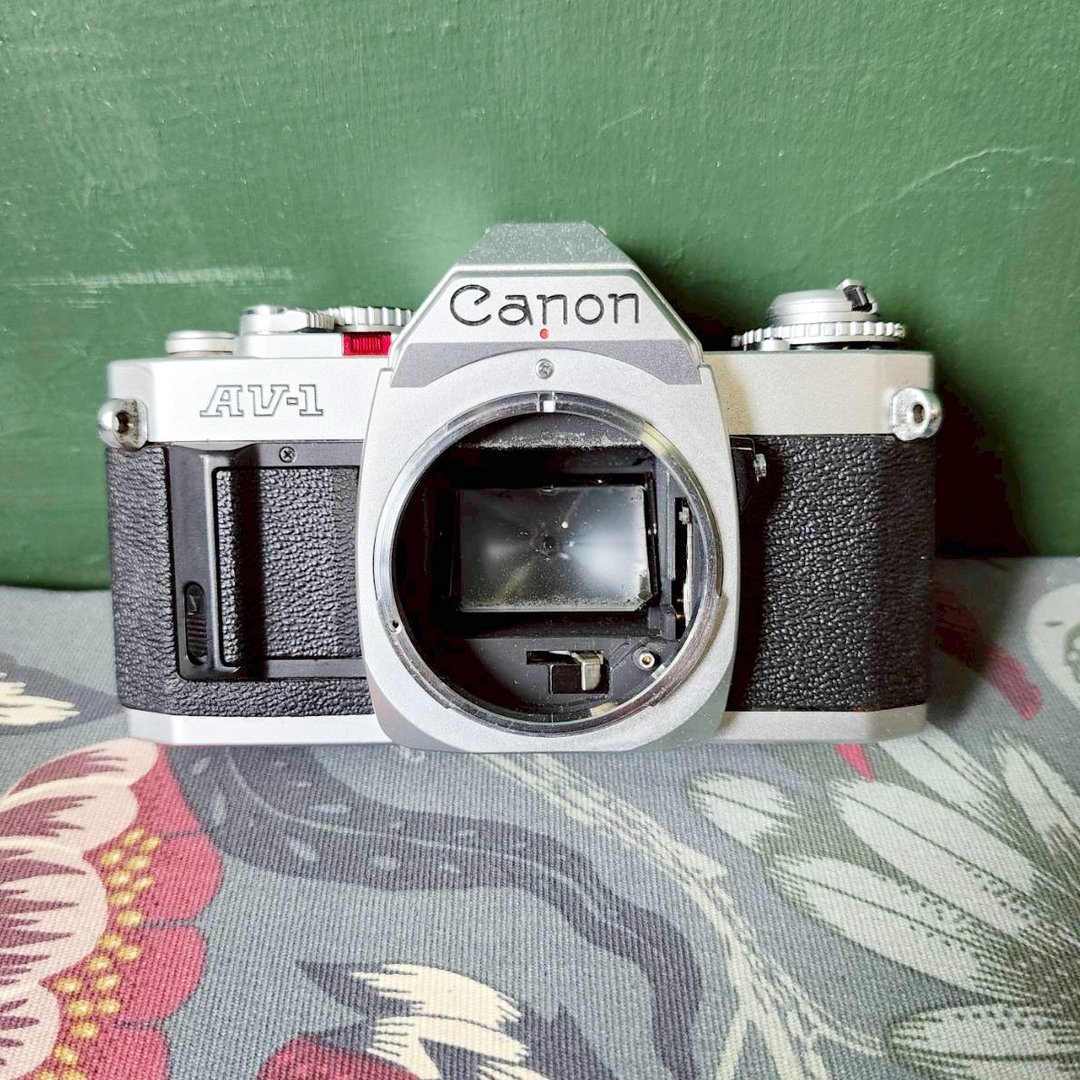 不能用的 零件机 摆饰 道具 Canon AV-1 单眼相机 - 相机 - 其他金属 黑色