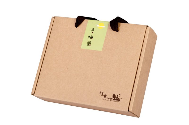 月柚圆中秋礼糖-四格组礼盒【朴实工作室】中秋礼盒送礼首选 - 零食/点心 - 新鲜食材 绿色