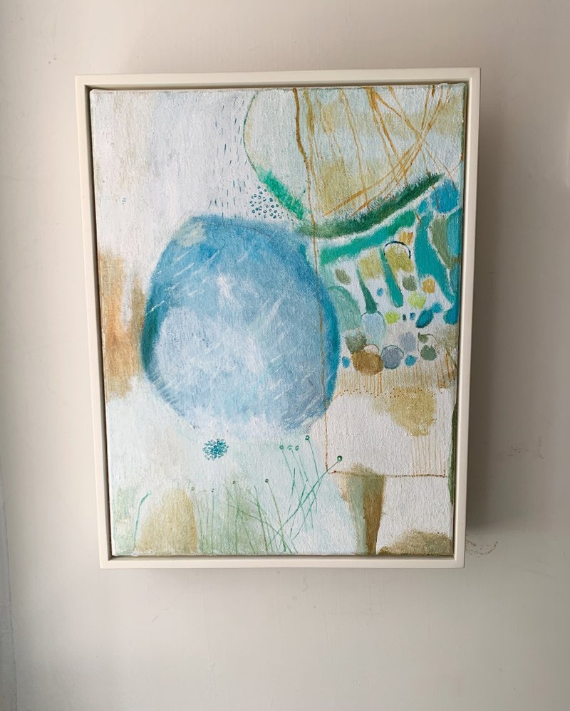 油画作品--风雨微小的日子 - 海报/装饰画/版画 - 棉．麻 