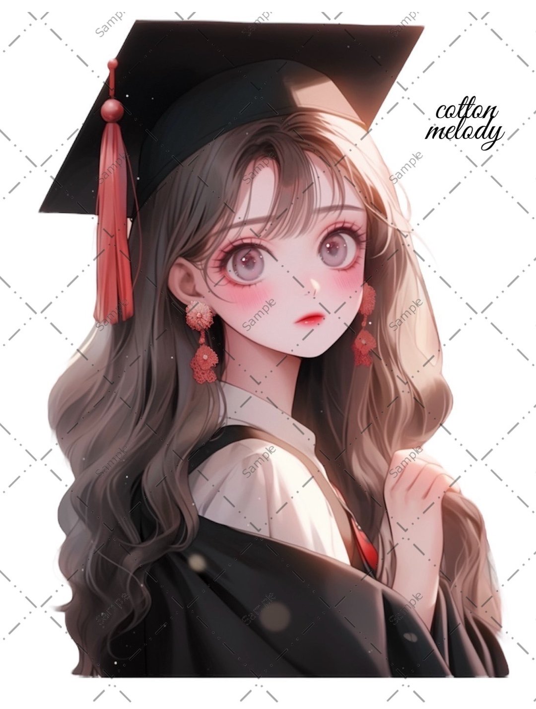 original sticker no.147 人物贴纸 原创贴纸 人像贴纸 女孩贴纸 原创人物贴纸 - 贴纸 - 纸 
