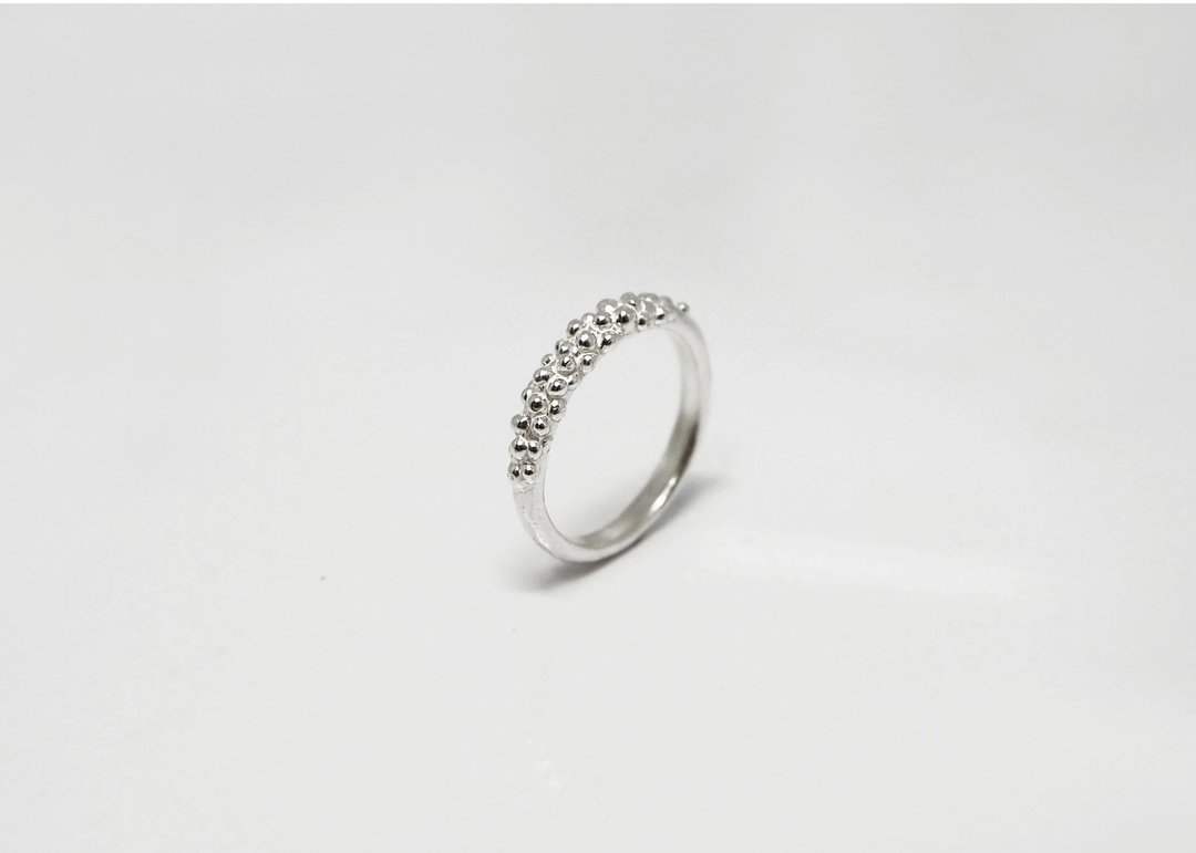 No.203 BAPTISM OF FUNGUS RING 菌群的洗礼 - 925纯银 - 戒指 - 其他金属 银色