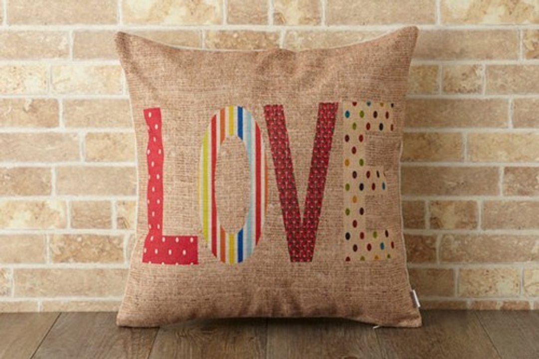 Cushion cover 45 × 45cm Scandinavian design Natural Linen Labrinen jubileecushionor008 - 摆饰 - 棉 