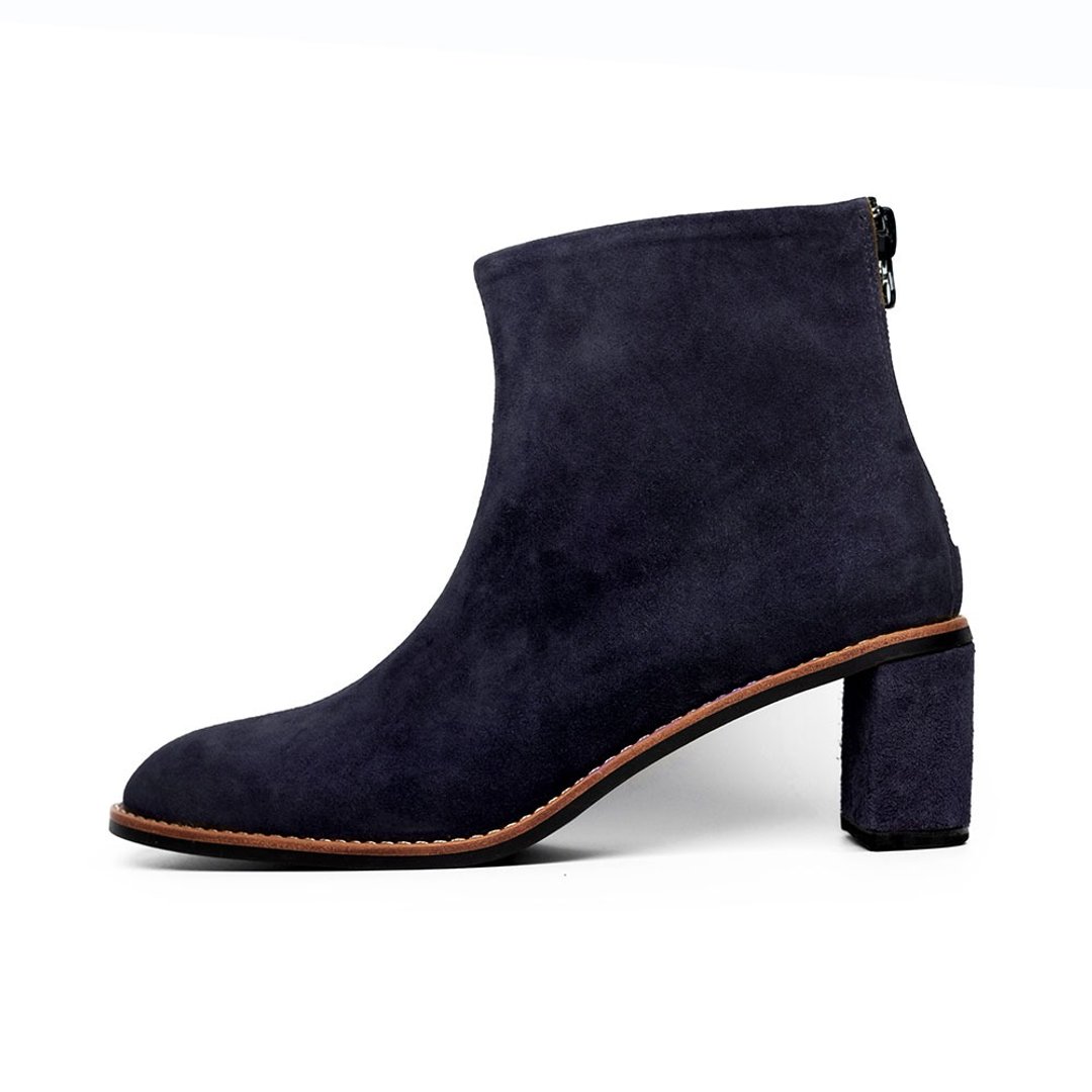 NOUR 5.5 Hertz Boot - Prussian Blue 普鲁士蓝 - 女款长靴 - 真皮 蓝色