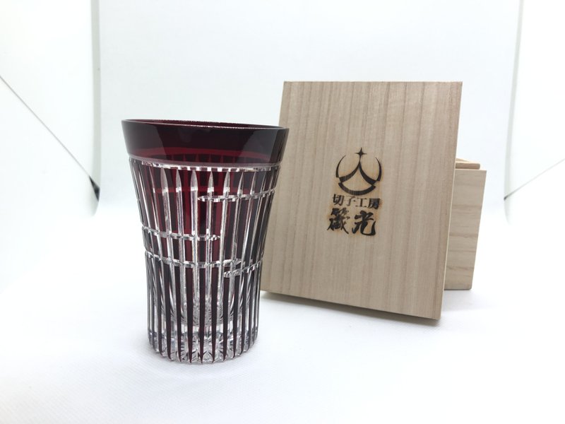 Banma tumbler - 玻璃杯 - 玻璃 红色