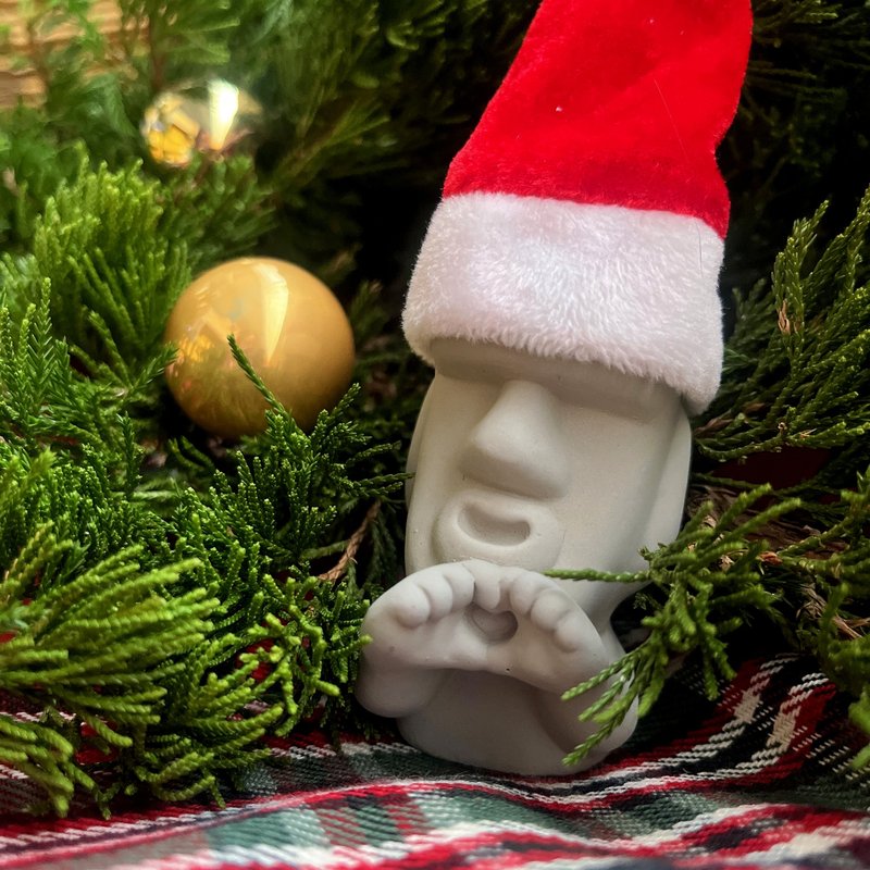 摩艾圆滚滚 开心耶耶 扩香石 礼物 - 香薰/精油/线香 - 水泥 