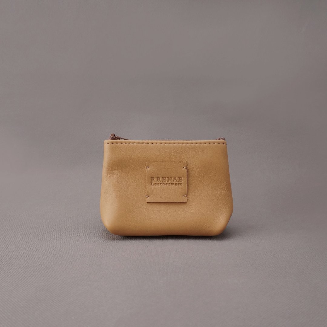 Zipper 零钱包．黄色 / 皮革 / RRENAE Leatherware (现货) - 零钱包 - 真皮 黄色