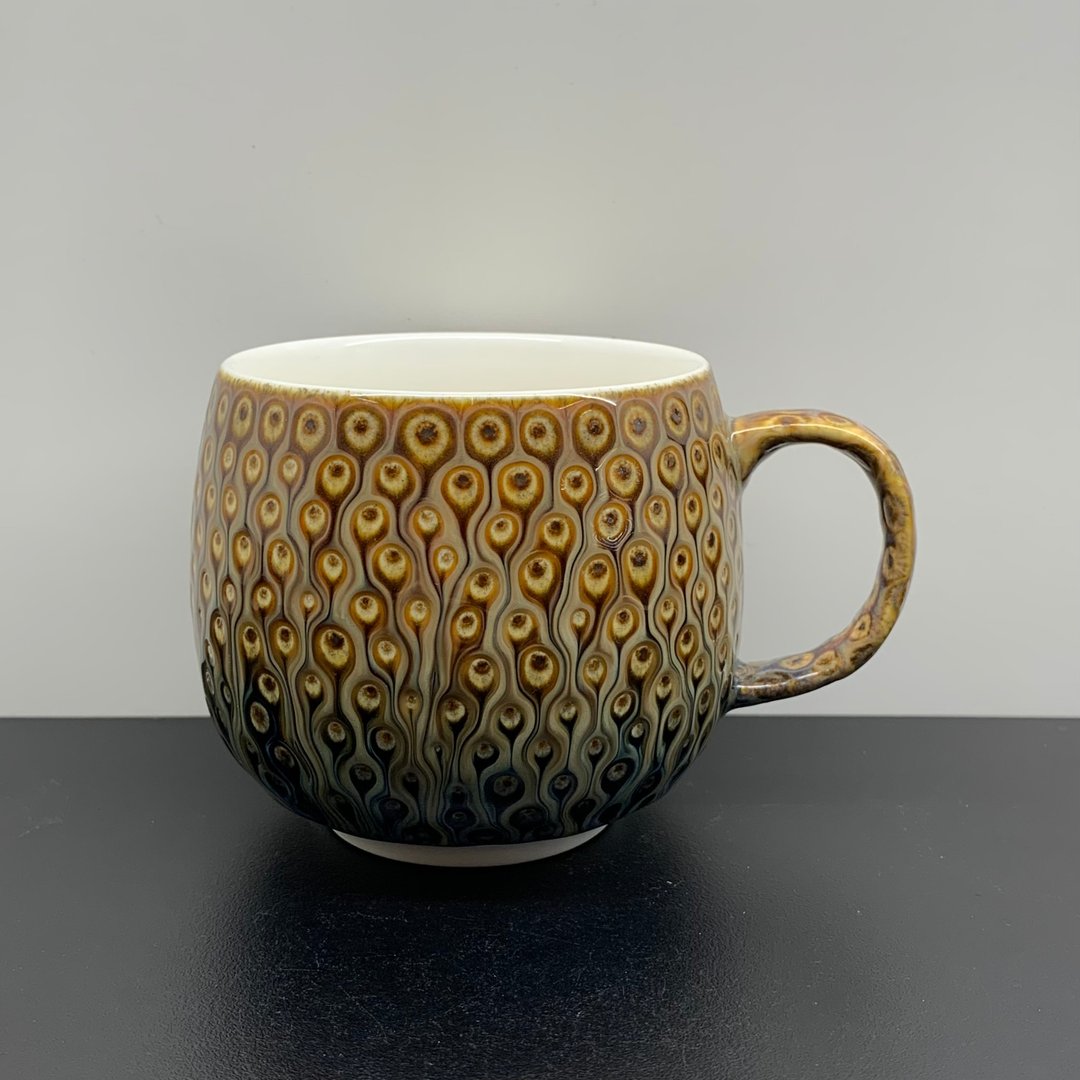 No.1 / 孔雀系列 Peacock / 咖啡杯 270ml - 茶具/茶杯 - 瓷 多色