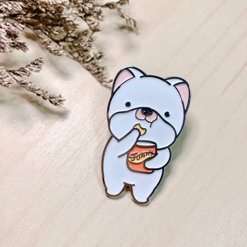 吃货强 | 金属徽章 - 胸针 - 其他金属 银色