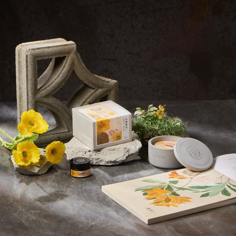 沉静乐符 大豆香氛蜡烛 - 蜡烛/烛台 - 水泥 