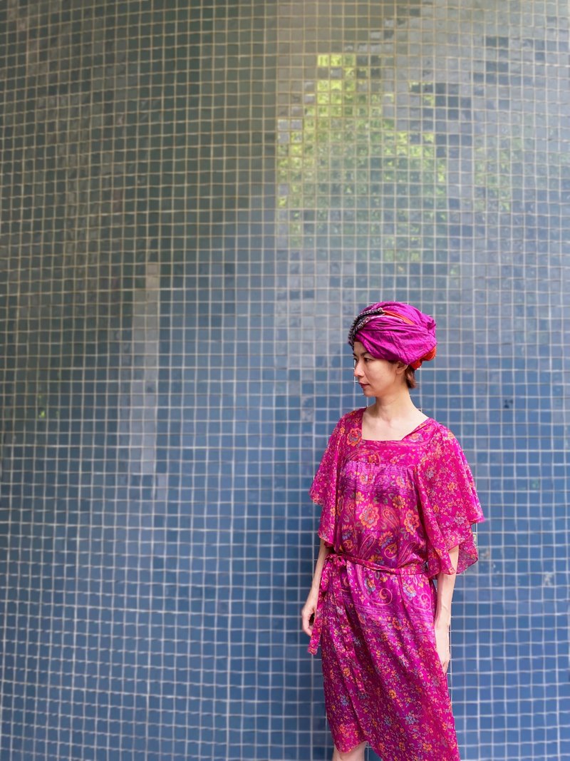 ginagypsy宫廷式浪漫洋装 - 洋装/连衣裙 - 丝．绢 红色