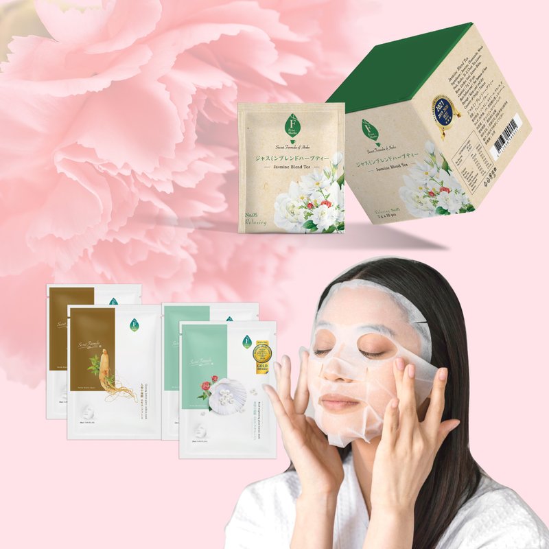 母亲节提亮面膜养生花草茶 原价2126元 Pinkoi独家优惠价1480元 - 面膜/冻膜 - 浓缩/萃取物 粉红色