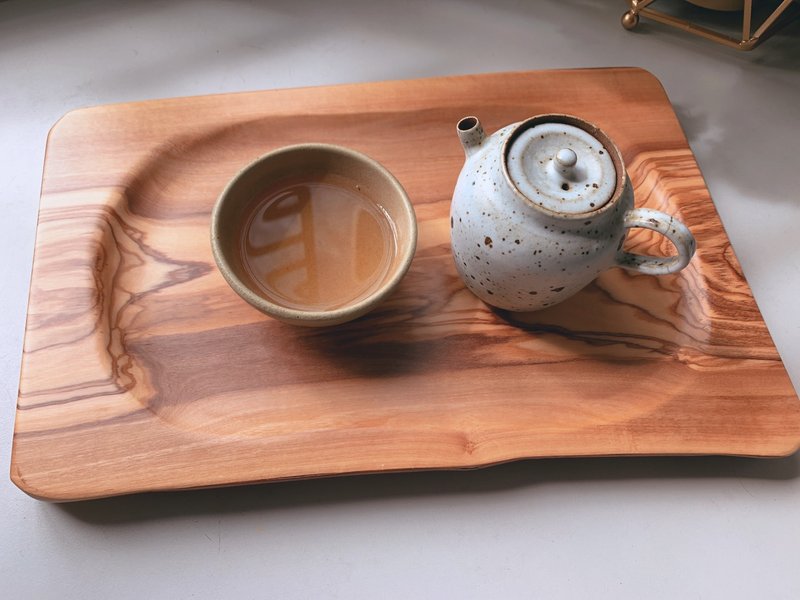 意大利Zen Forest橄榄木实木茶盘/实木托盘 - 茶具/茶杯 - 木头 咖啡色