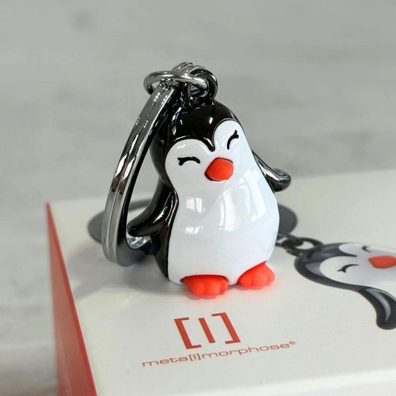 【Metalmorphose】MTM企鹅钥匙圈 动物造型吊饰/礼品 - 钥匙链/钥匙包 - 其他金属 白色